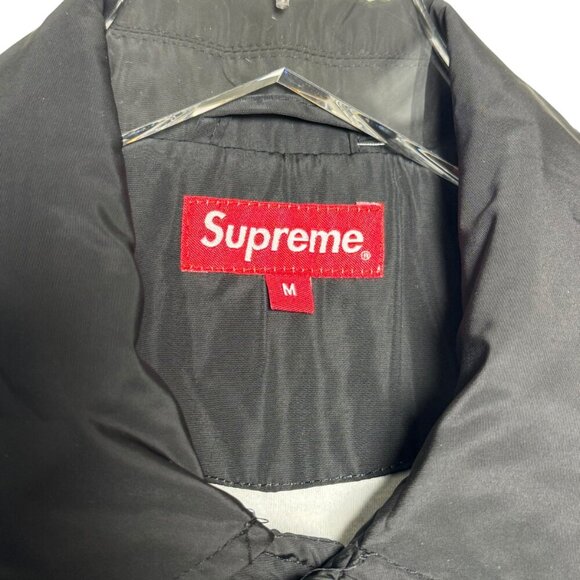 Supreme Jacket Gonz Logo Coaches Black Mens Medium streetwear embroidered logo - Picture 3 of 9